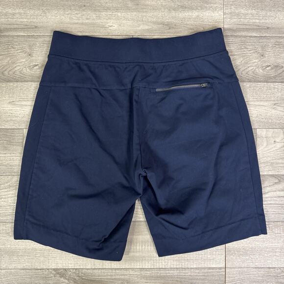 Athleta Pull On Stretch Modern Metro Bermuda Shorts Navy Blue sz XS - Picture 5 of 6